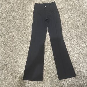 Black Flared lululemon Yoga Pants